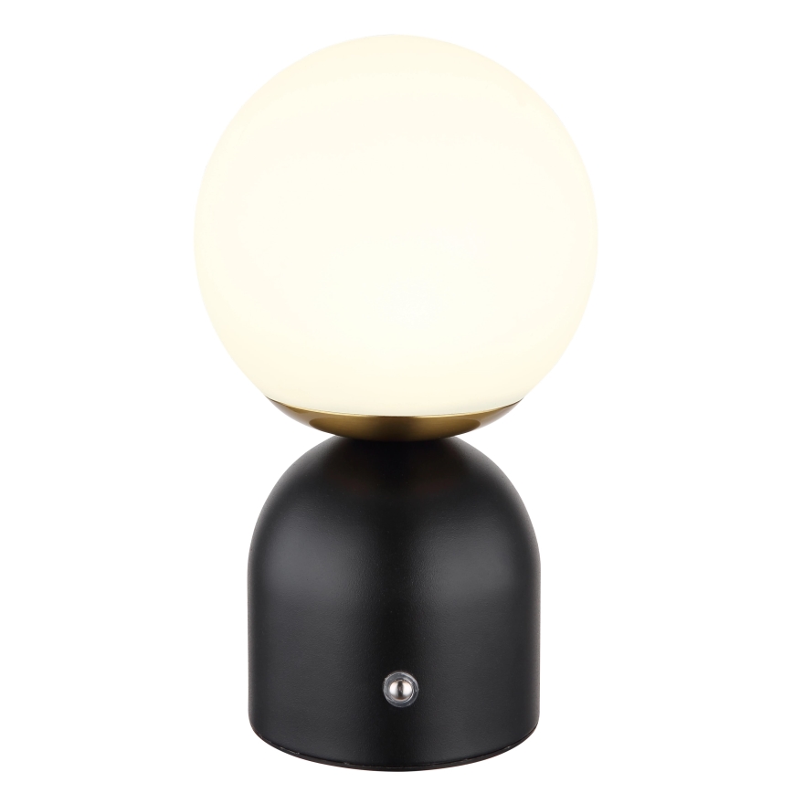 Globo - LED Hämardatav puutetundlik laualamp LED/2,5W/3,7V 2700/4000/65000K 1800 mAh USB must