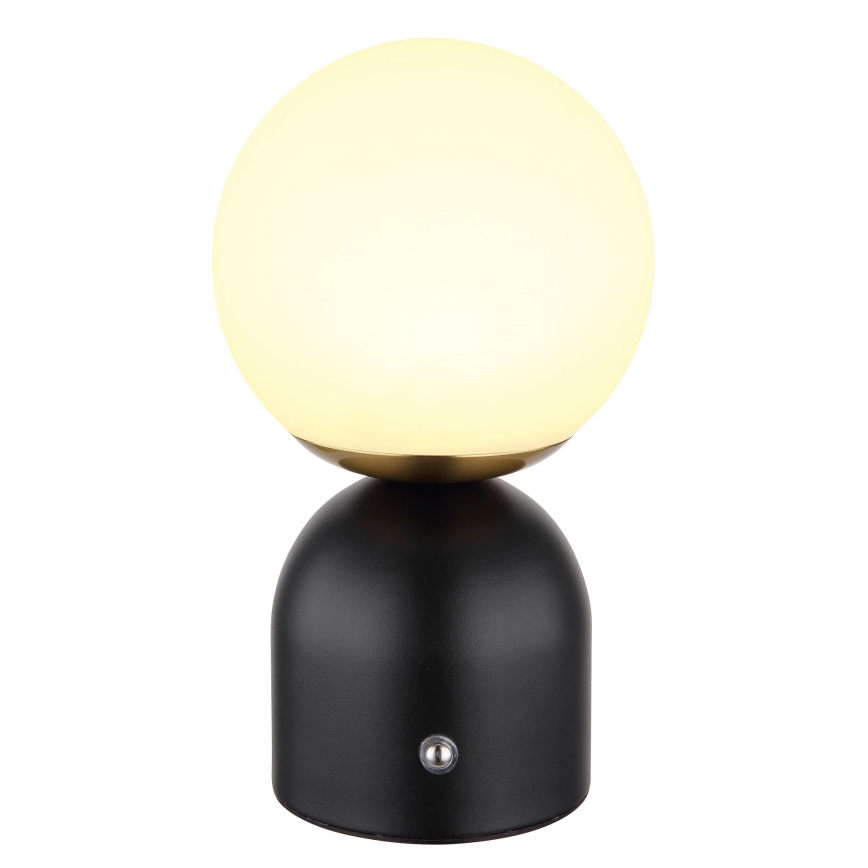 Globo - LED Hämardatav puutetundlik laualamp LED/2,5W/3,7V 2700/4000/65000K 1800 mAh USB must
