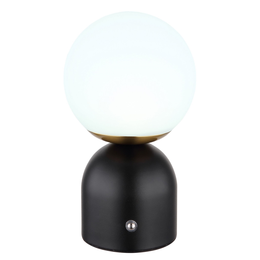Globo - LED Hämardatav puutetundlik laualamp LED/2,5W/3,7V 2700/4000/65000K 1800 mAh USB must