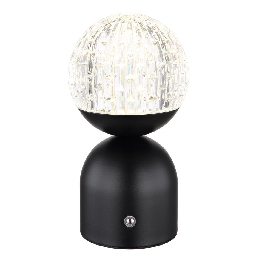 Globo - LED Hämardatav puutetundlik laualamp LED/2W/5V 2700/4000/6500K 1800 mAh must