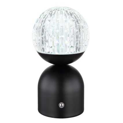 Globo - LED Hämardatav puutetundlik laualamp LED/2W/5V 2700/4000/6500K 1800 mAh must