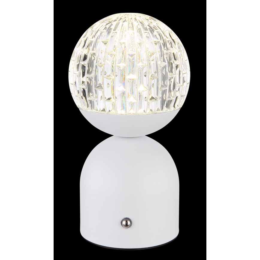 Globo - LED Hämardatav puutetundlik laualamp LED/2W/5V 2700/4000/65000K 1800 mAh valge