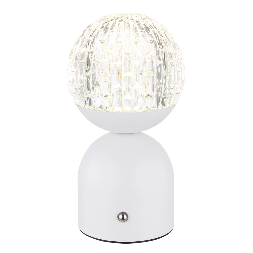 Globo - LED Hämardatav puutetundlik laualamp LED/2W/5V 2700/4000/65000K 1800 mAh valge