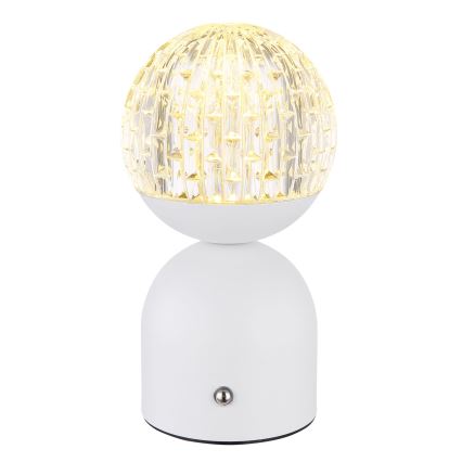 Globo - LED Hämardatav puutetundlik laualamp LED/2W/5V 2700/4000/65000K 1800 mAh valge