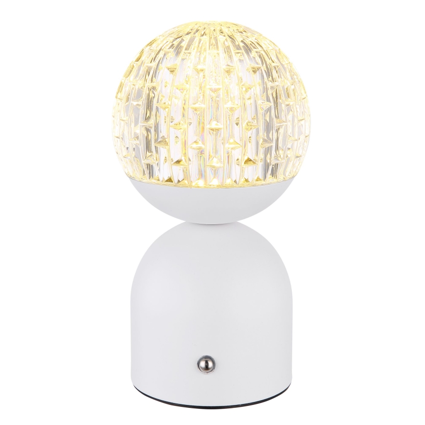 Globo - LED Hämardatav puutetundlik laualamp LED/2W/5V 2700/4000/65000K 1800 mAh valge