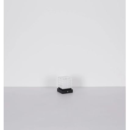 Globo - LED Hämardatav puutetundlik laualamp LED/2,5W/3,7V 2700K/4000K/6500K 1800mAh USB must
