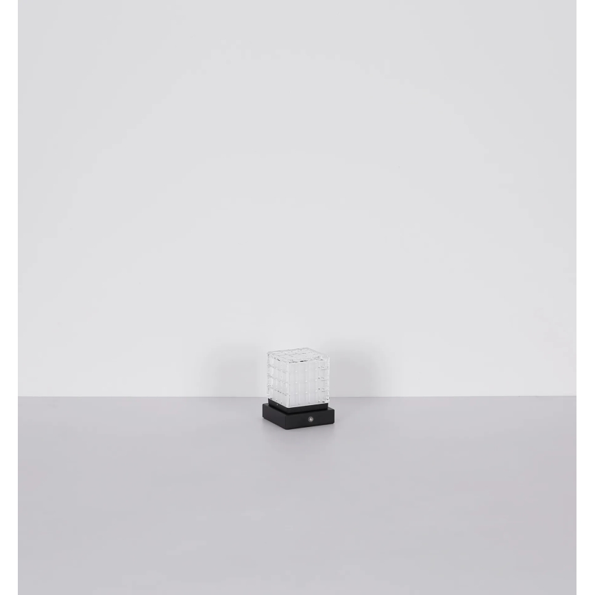 Globo - LED Hämardatav puutetundlik laualamp LED/2,5W/3,7V 2700K/4000K/6500K 1800mAh USB must