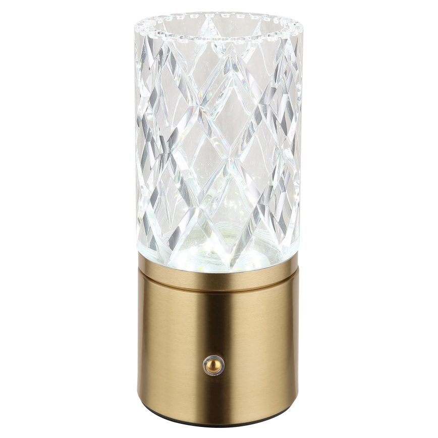 Globo - LED Hämardatav puutetundlik laualamp LED/2,5W/3,7V 2700K/4000K/6500K 1800mAh USB kuldne