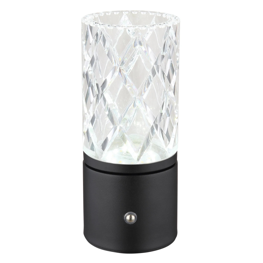 Globo - LED Hämardatav puutetundlik laualamp LED/2,5W/3,7V 2700K/4000K/6500K 1800mAh USB must