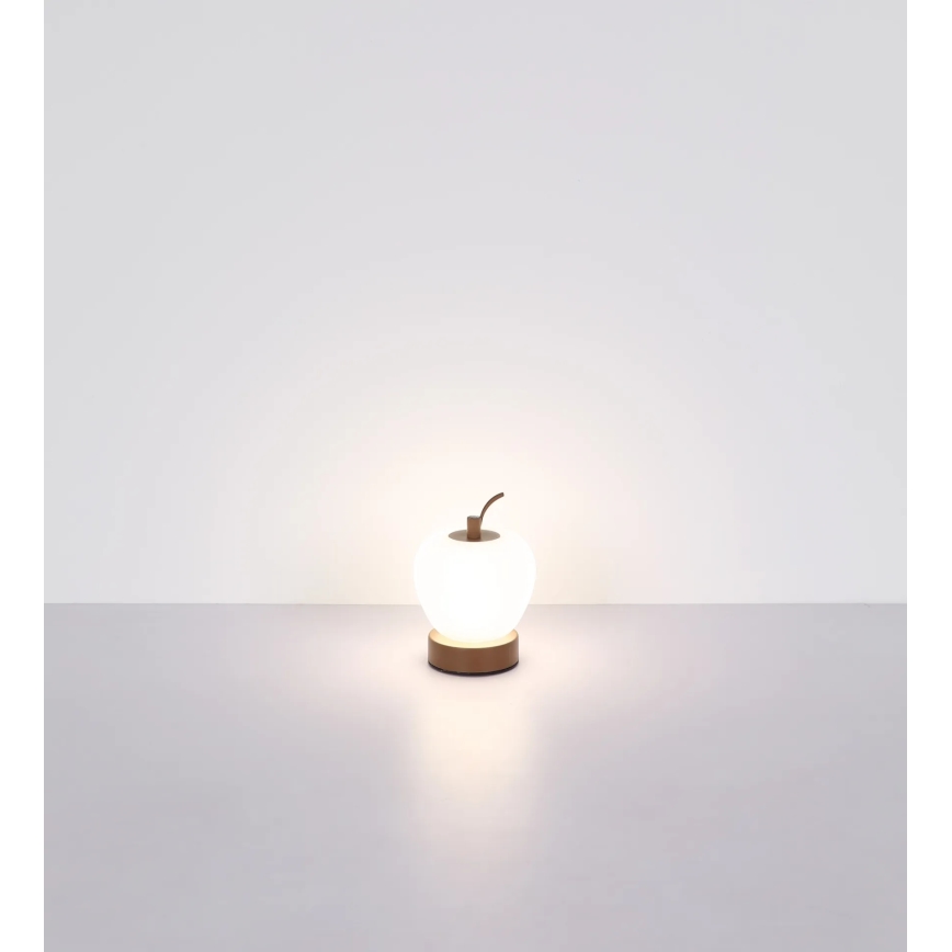 Globo - LED Hämardatav puutetundlik laualamp LED/2W/3,7V 2700K/4000K/6500K 1200 mAh USB pruun