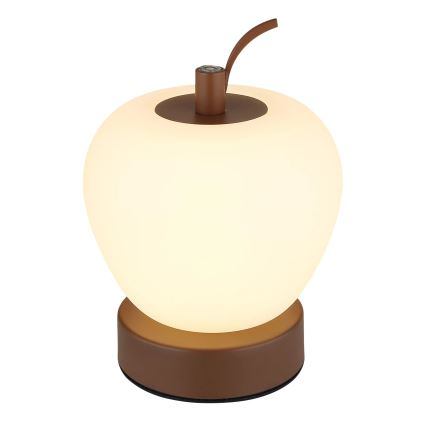 Globo - LED Hämardatav puutetundlik laualamp LED/2W/3,7V 2700K/4000K/6500K 1200 mAh USB pruun