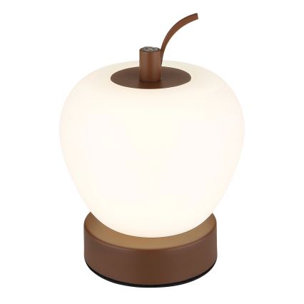 Globo - LED Hämardatav puutetundlik laualamp LED/2W/3,7V 2700K/4000K/6500K 1200 mAh USB pruun