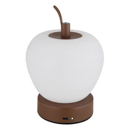 Globo - LED Hämardatav puutetundlik laualamp LED/2W/3,7V 2700K/4000K/6500K 1200 mAh USB pruun