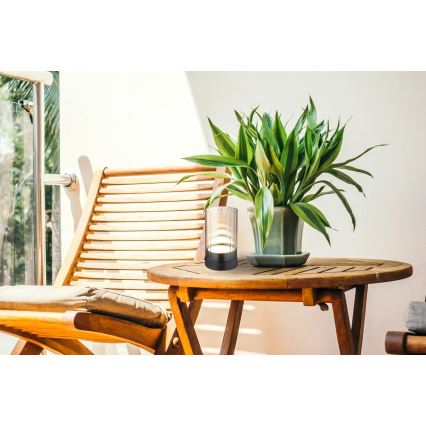 Globo - LED Väli Hämardatav laetav puutetundlik laualamp LED/2W/3,7V 2700/4000/6500K 1200mAh IP44 beež