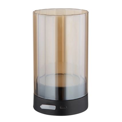 Globo - LED Väli Hämardatav laetav puutetundlik laualamp LED/2W/3,7V 2700/4000/6500K 1200mAh IP44 beež