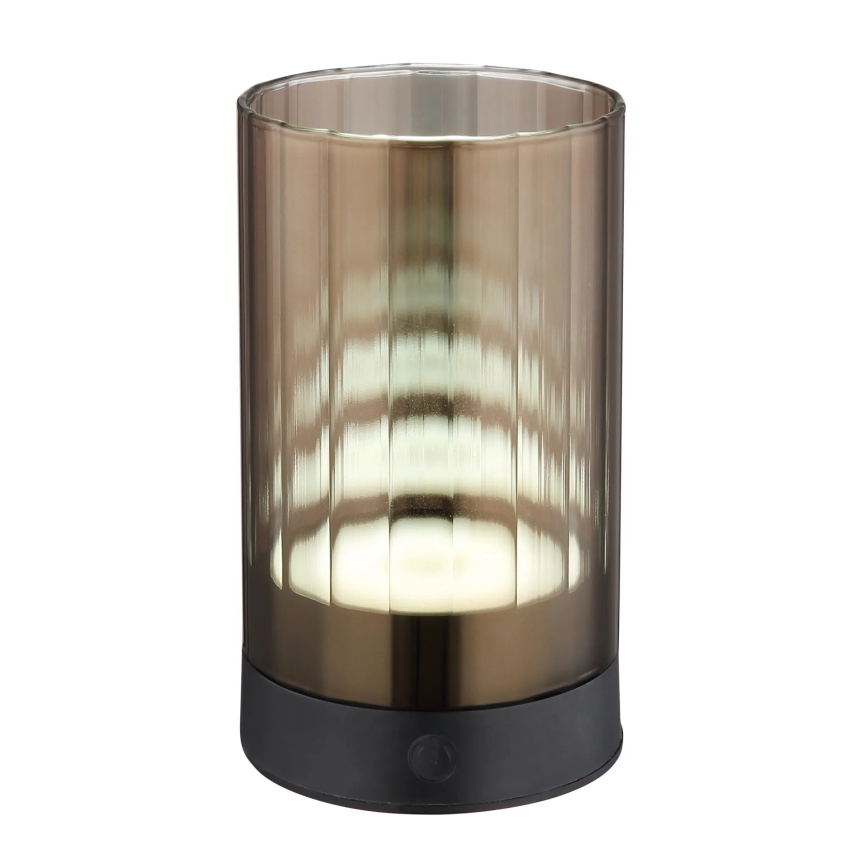 Globo - LED Väli Hämardatav laetav puutetundlik laualamp LED/2W/3,7V 2700/4000/6500K 1200mAh IP44 pruun