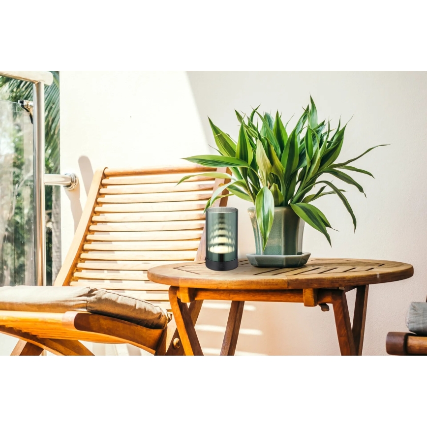 Globo - LED Väli Hämardatav laetav puutetundlik laualamp LED/2W/3,7V 2700/4000/6500K 1200mAh IP44 roheline