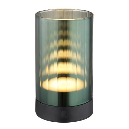 Globo - LED Väli Hämardatav laetav puutetundlik laualamp LED/2W/3,7V 2700/4000/6500K 1200mAh IP44 roheline