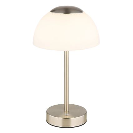 Globo - LED Hämardatav laetav laualamp LED/2,5W/5V 1800mAh 2700K/4000K/6500K matt kroom