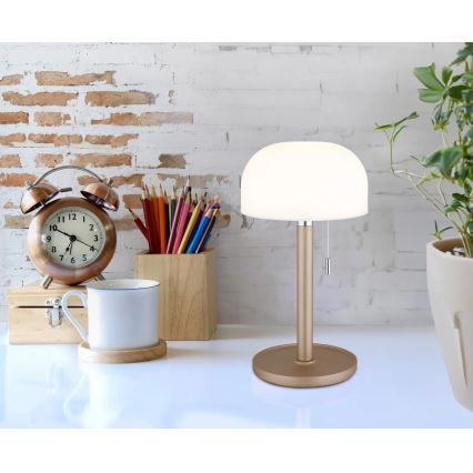Globo - LED Laetav laualamp LED/1,5W/3,7V 3000/4200/6000K 1800mAh pruun