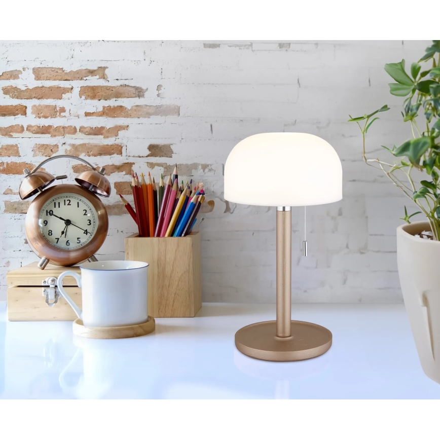 Globo - LED Laetav laualamp LED/1,5W/3,7V 3000/4200/6000K 1800mAh pruun