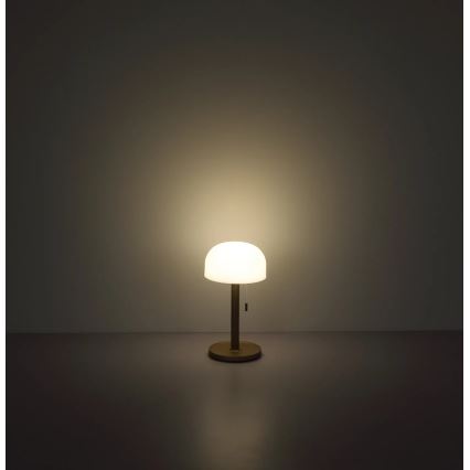 Globo - LED Laetav laualamp LED/1,5W/3,7V 3000/4200/6000K 1800mAh pruun