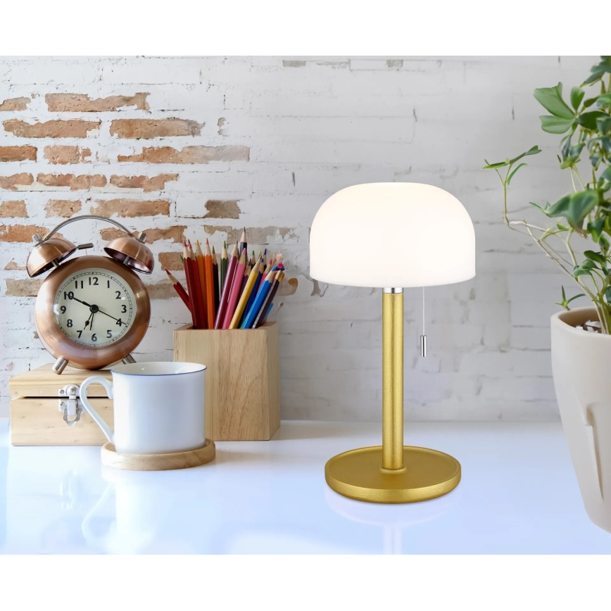 Globo - LED Laetav laualamp LED/1,5W/3,7V 3000/4200/6000K 1800mAh messing