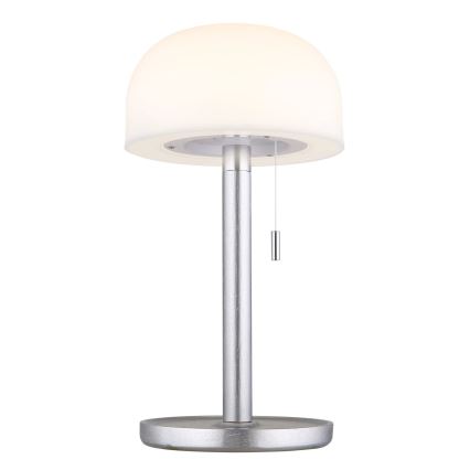 Globo - LED Laetav laualamp LED/1,5W/3,7V 3000/4200/6000K 1800mAh hõbedane