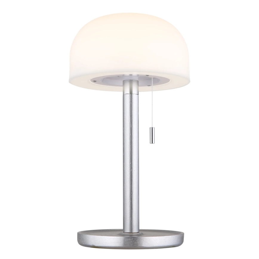 Globo - LED Laetav laualamp LED/1,5W/3,7V 3000/4200/6000K 1800mAh hõbedane