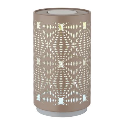 Globo - LED RGB Puutetundlik laetav laualamp LED/1W/5V 500 mAh pruun