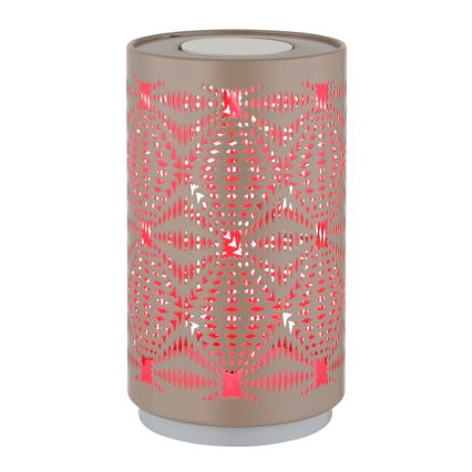 Globo - LED RGB Puutetundlik laetav laualamp LED/1W/5V 500 mAh pruun