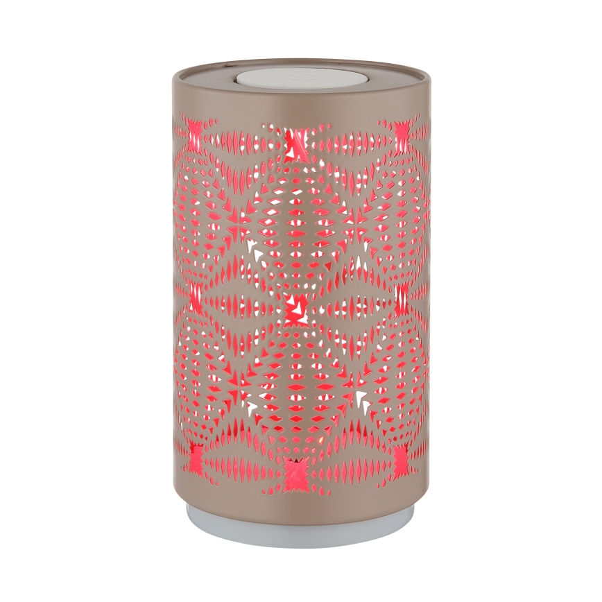 Globo - LED RGB Puutetundlik laetav laualamp LED/1W/5V 500 mAh pruun