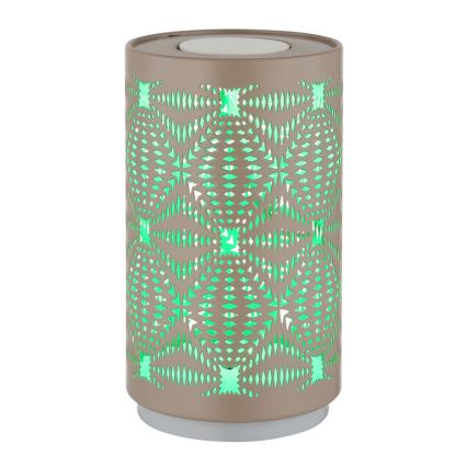 Globo - LED RGB Puutetundlik laetav laualamp LED/1W/5V 500 mAh pruun