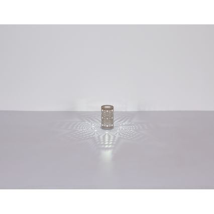 Globo - LED RGB Puutetundlik laetav laualamp LED/1W/5V 500 mAh pruun