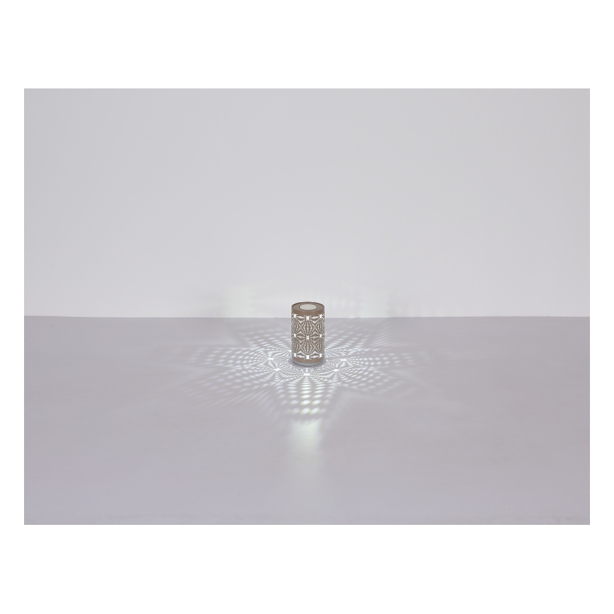 Globo - LED RGB Puutetundlik laetav laualamp LED/1W/5V 500 mAh pruun