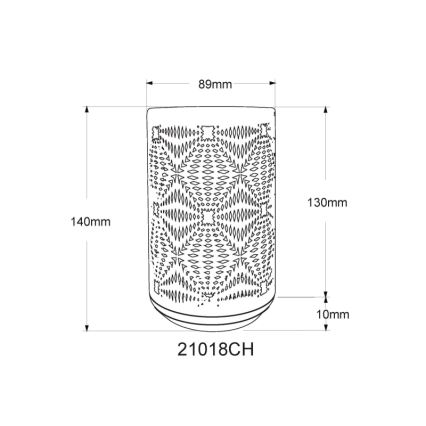 Globo - LED RGB Puutetundlik laetav laualamp LED/1W/5V 500 mAh pruun
