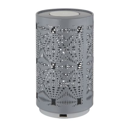 Globo - LED RGB Puutetundlik laetav laualamp LED/1W/5V 500 mAh hall