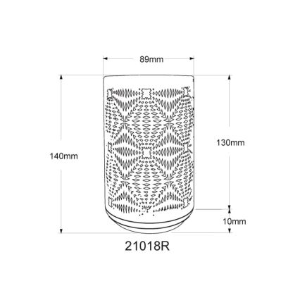 Globo - LED RGB Puutetundlik laetav laualamp LED/1W/5V 500 mAh vask