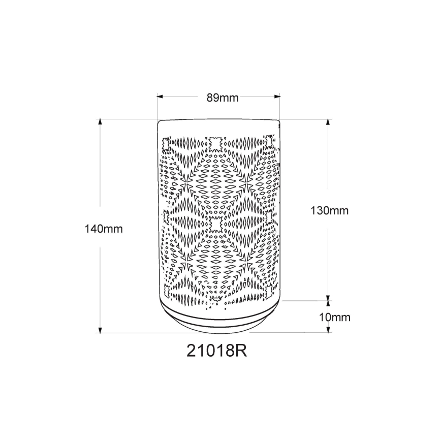 Globo - LED RGB Puutetundlik laetav laualamp LED/1W/5V 500 mAh vask