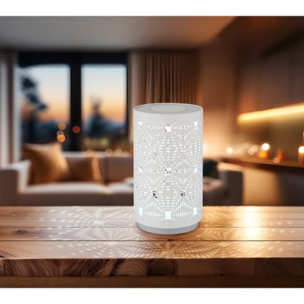 Globo - LED RGB Puutetundlik laetav laualamp LED/1W/5V 500 mAh valge