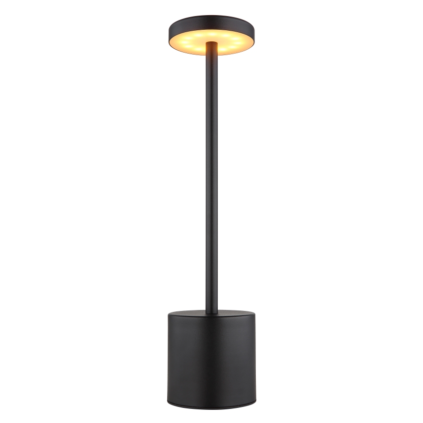 Globo - LED Hämardatav puutetundlik laualamp LED/1,2W/3,7V 2000K/3500K/7000K 1200 mAh USB must