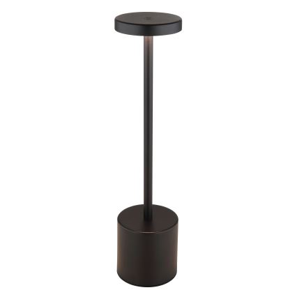 Globo - LED Hämardatav puutetundlik laualamp LED/1,2W/3,7V 2000K/3500K/7000K 1200 mAh USB must