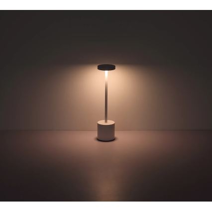 Globo - LED Hämardatav puutetundlik laualamp LED/1,2W/3,7V 2000K/3500K/7000K 1200 mAh USB valge