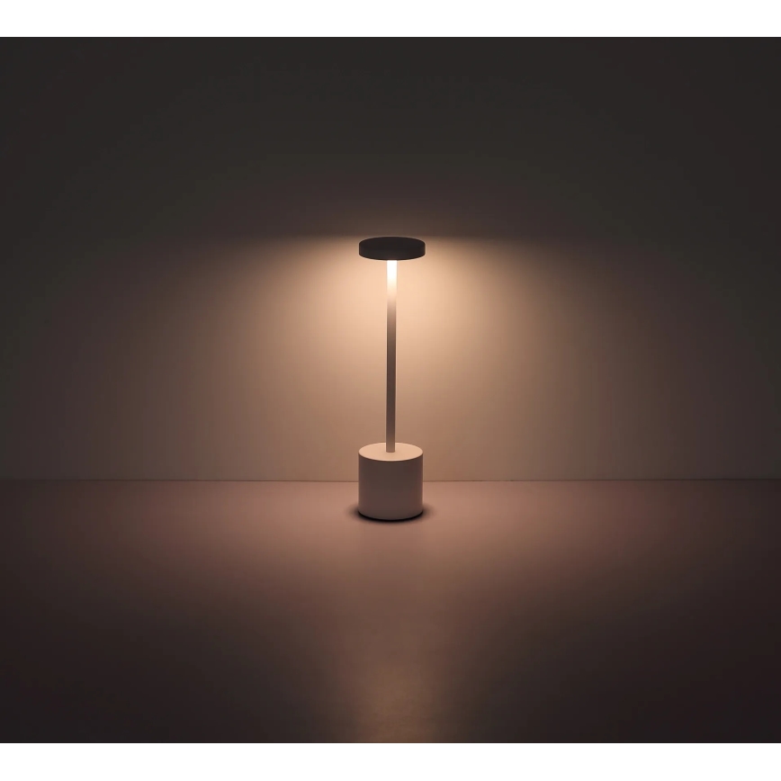 Globo - LED Hämardatav puutetundlik laualamp LED/1,2W/3,7V 2000K/3500K/7000K 1200 mAh USB valge