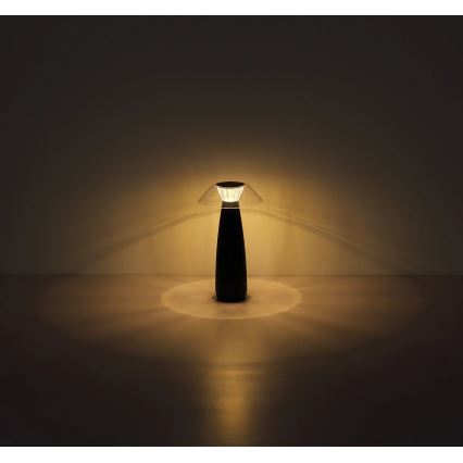 Globo - LED Hämardatav laetav puutetundlik laualamp LED/1W/3,7V 3000K 1200mAh must