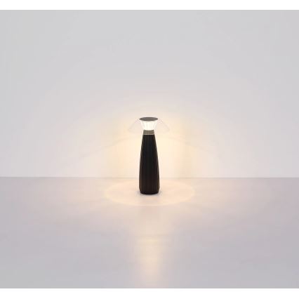 Globo - LED Hämardatav laetav puutetundlik laualamp LED/1W/3,7V 3000K 1200mAh must