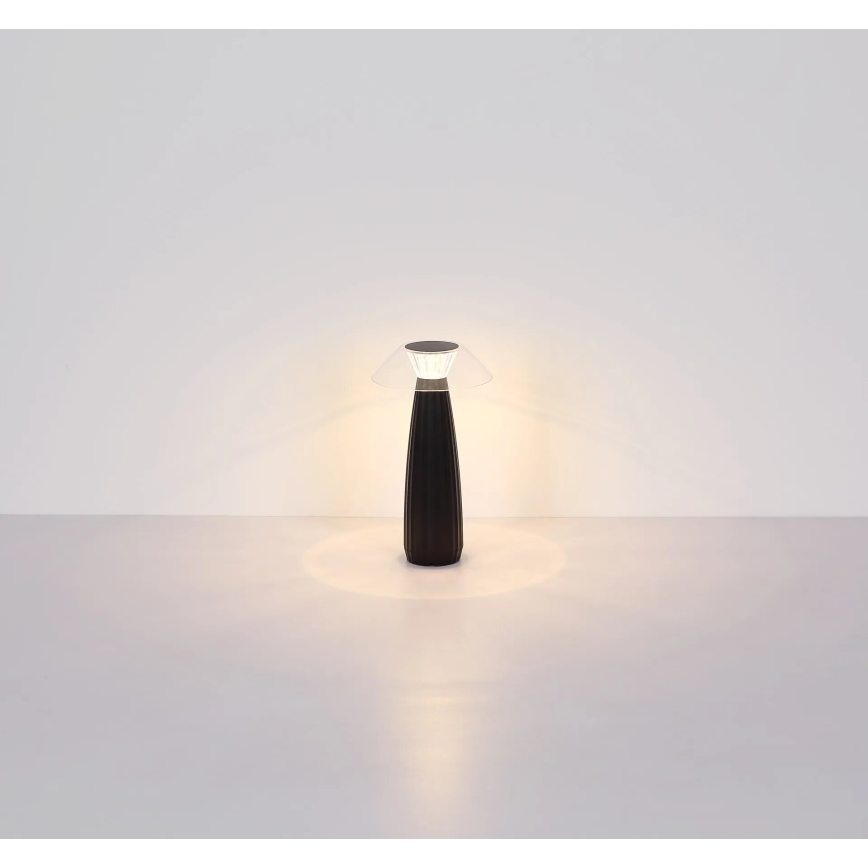 Globo - LED Hämardatav laetav puutetundlik laualamp LED/1W/3,7V 3000K 1200mAh must