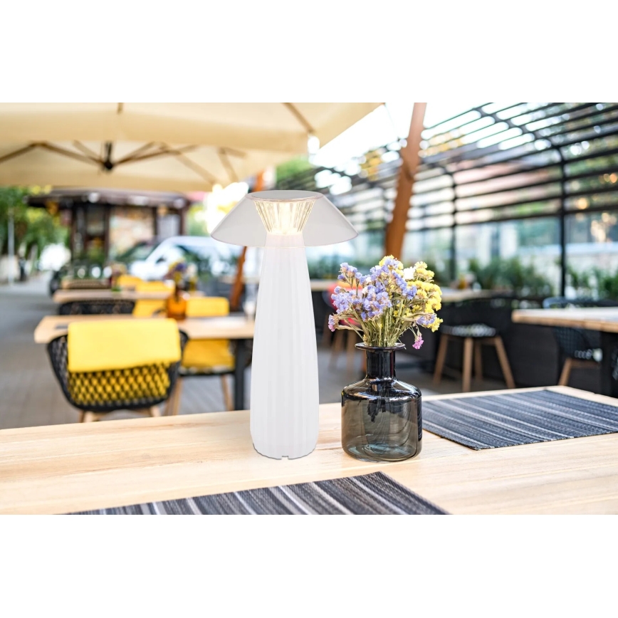 Globo - LED Hämardatav laetav puutetundlik laualamp LED/1W/3,7V 3000K 1200mAh valge