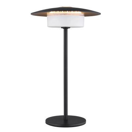 Globo - LED Väli laetav puutetundlik laualamp LED/3W/3,7V 1800/2700/3000K IP44 1800 mAh must