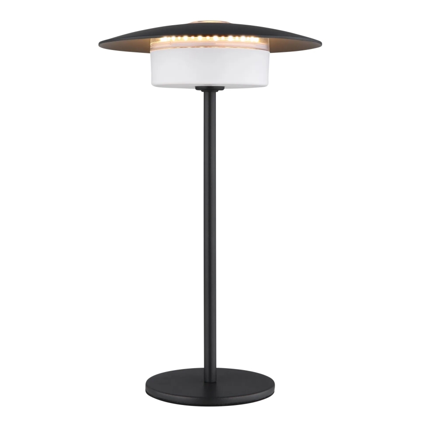 Globo - LED Väli laetav puutetundlik laualamp LED/3W/3,7V 1800/2700/3000K IP44 1800 mAh must